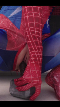 Spider Woman and Her Wet Needy Spider Holes. Thor's Hammer Cream