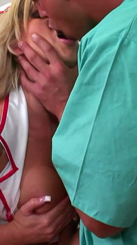 Naughty Nurse Gets Deep Drilled by the Doctor on the Hospital Bed