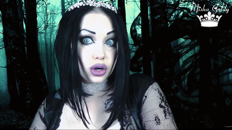 Goddess Misha Goldy: The Princess of darkness will eat you piece by piece