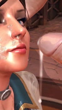 Bioshock Elizabeth kouření a výstřik: parodie na bioshock