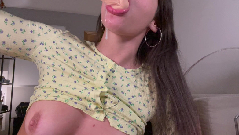 Pamsnusnu: 젖탱이에 침을 뱉는 섹시한 오럴