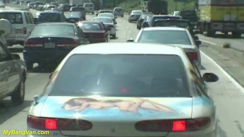 My Bang Van: Busty teen picked up for her first bang-van gangbang