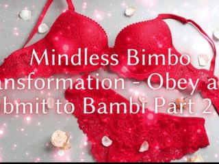 Goddess Misha Goldy: Trasformazione ragazzina senza pensiero - Obbedisci e si sottomette a Bambi...