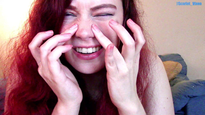 Scarlet Vixen: Sneeze Experiment Fail-blooper - Spices &amp; Tissue Tickling (wmv)