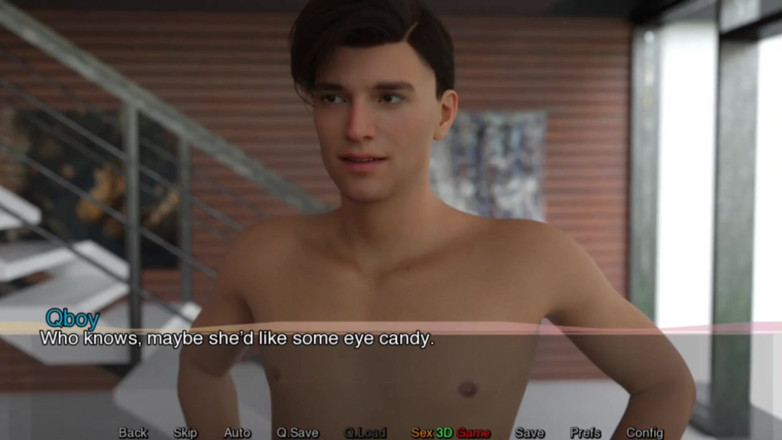 Q Boy: 裏庭でトップレスの日光浴を終える - ギルティ・プレジャー - Ep15