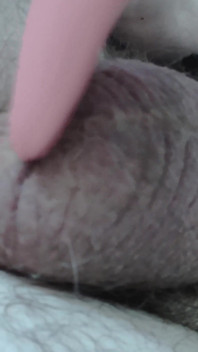 He Spermed Partially and Continued Masturbating