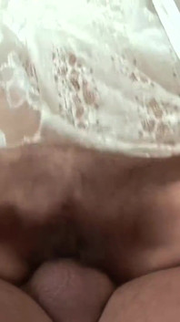 Granny in white lingerie loves to have sex