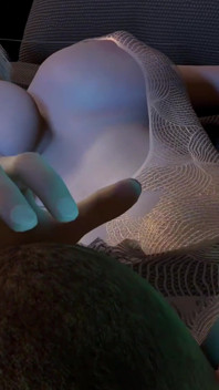 3D BBW สาวผมทองตัวอ้วนร่านเงี่ยน หีแฉะโดนเย็ดโหดมาก