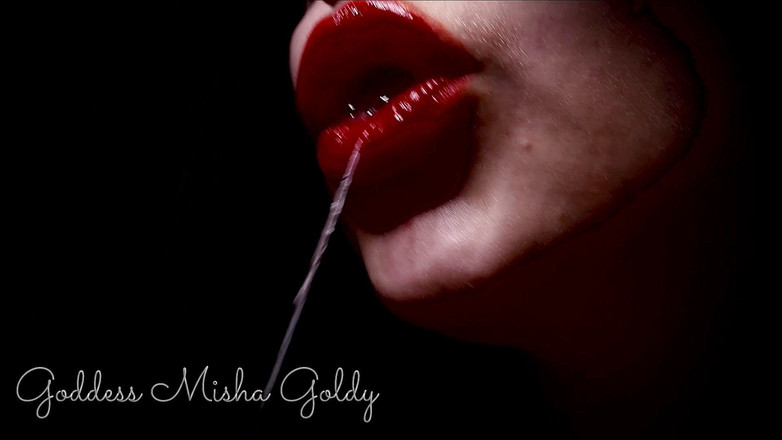 Goddess Misha Goldy: मेरी देवी लार की 2 बूंदों के लिए 20$