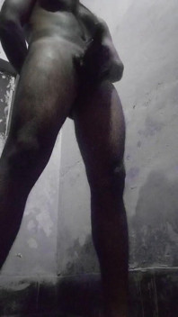 Delhi Hunk Boy Oiling Big Dick and Masturbating While No One in the Home