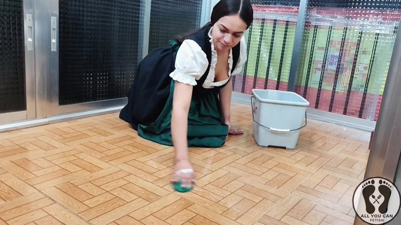 All You Can Fetish: Bavarian Fantasy – Latina in a Dirndl, Wet and Messy House...