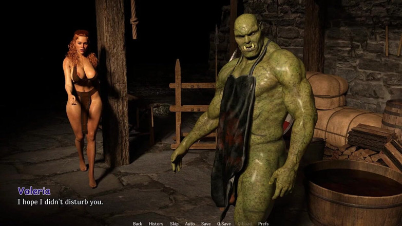 XXX Games Bunk: Valeria the Last Heir - Gameplay - Roleplay - Valeria Sex with Orcs