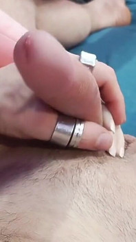 Handjob with French Manicure Fetish