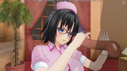 H3DC: 3D-Hentai-krankenschwester untersucht ihren penis