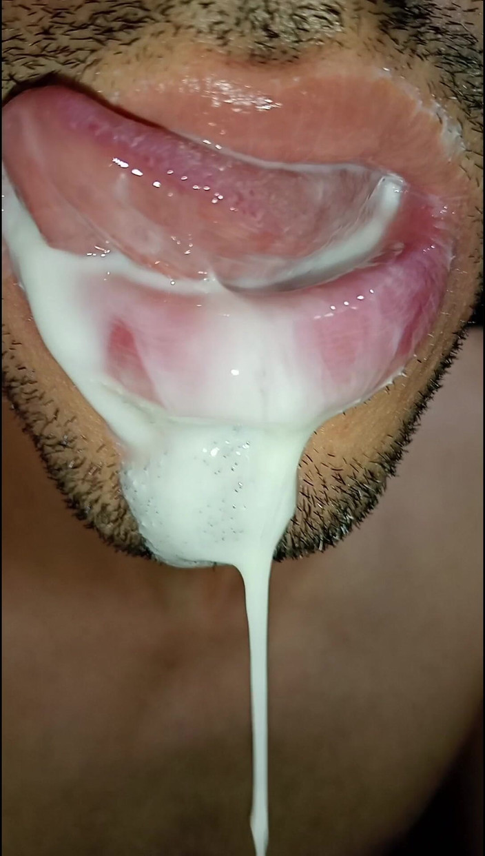 Rey rey: Sperma i munnen, lek med din sperma och svälja det,...