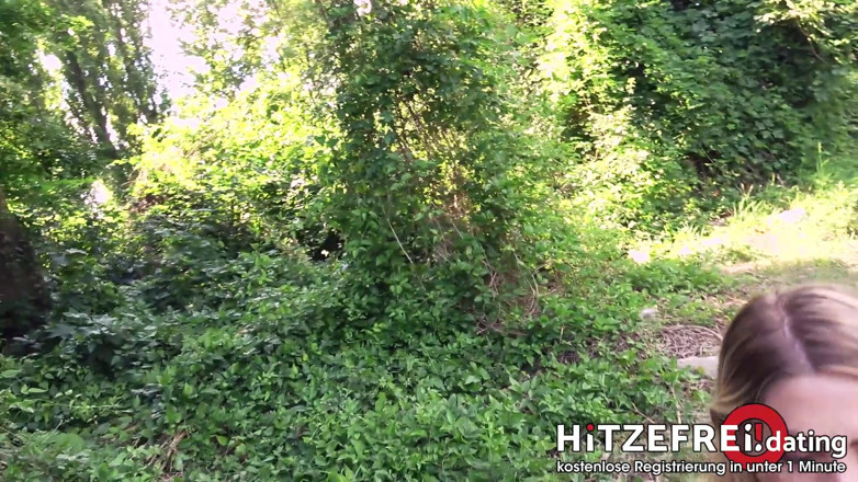 Hitzefrei: Shameless riverside-fucking with Mia Blow &amp; boats pass by! Big tits
