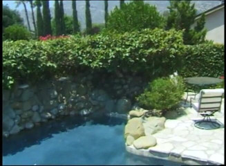 VOP Porno: Lesbo blonde-redhead couple on the pool in licking and toying...