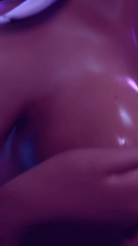 Sombra From Overwatch - Sloppy Blowjob, Doggystyle Big Ass in Oil and Titfuck Cumshot 3D Animation