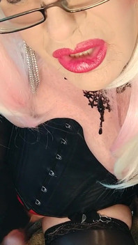 Punčochy a podpatky Tranny Děvka