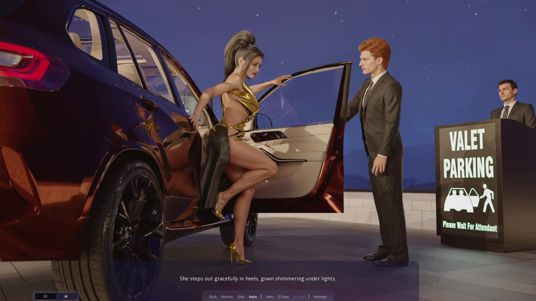 Hotgame Studio X: हॉटवाइफ सोफिया - दिन 4 - घूंघट ऐप की पहली गुप्त चुदाई