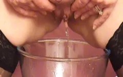 Trisha Pissing on the Bed