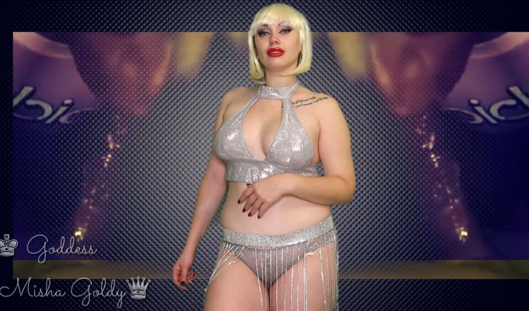Goddess Misha Goldy: Você estará nos holofotes da festa gangbang!