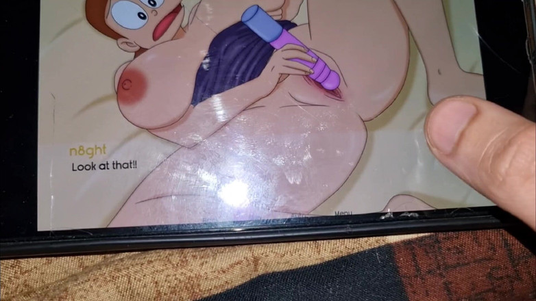 Dupdufyryrufggyu: Nobita si třela prsa své nevlastní matky, Veškerá voda z...