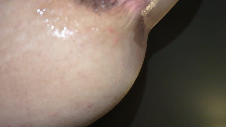 HungBareBackRabbit: Büyük dildomun götümde ağır çekim