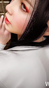 3D Sexy Asian College Slut Naked Her Huge Boobs Got Fucked in the Restroom