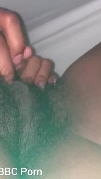 Rubbing My Hairy Pussy Underneath Camvu