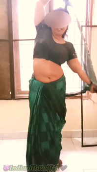 Desi Tamil Chubby Wife Lux Saree Wear Tease Shows Boobs Belly Hairy Pussy Ass! Indianhotwifex