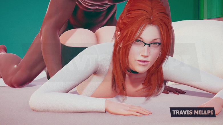 TravisMillpi: Profesor tebal berambut merah merangkak ke dalam cermin mata fantasi...