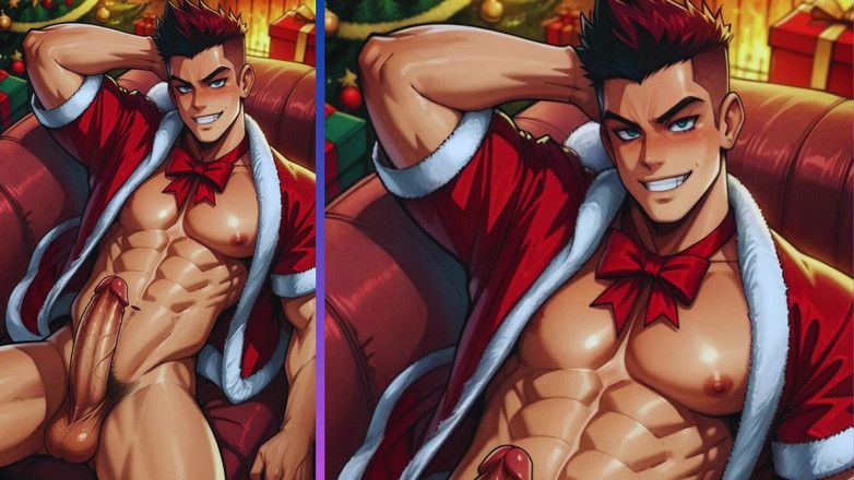 Real narrated fantasy Hentai: Přiznal jsem, že jsem děvka, pasivní gay na Štědré večeři