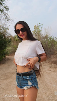 Public Walking and Beauty Flashing in Forest