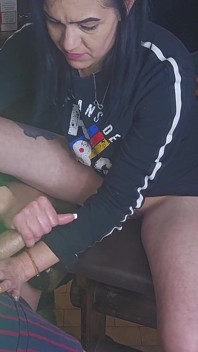 Friends Girl Jerking Me off While She Flashes Me Her Pussy