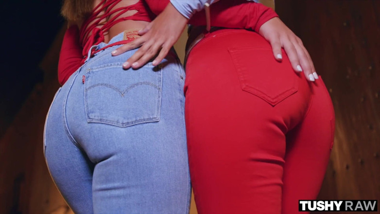 Tushyraw: TUSHYRAW - des chaudasses magnifiques font un trio anal dément