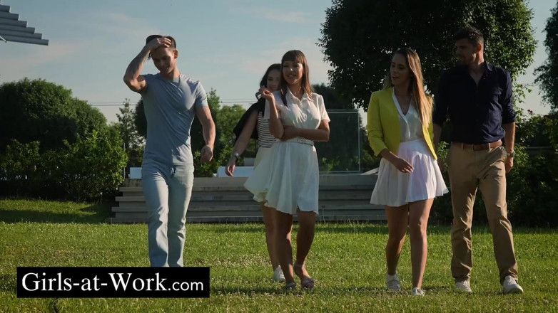 Girls At Work: Anita Rover Receives a Lot of Attention