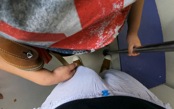 Markus Rokar: Horny Granny Touch My Dick Slowly in Crowded Train