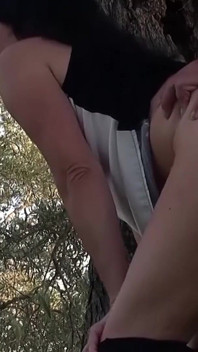 Outdoors and Bold! Stranger's Cock Used Outdoors!