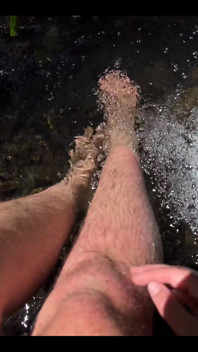Rushing Water Against My Hirsute Legs