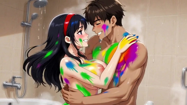 BabliBadmashx: Holi folla babli bhabhi follando en Holi