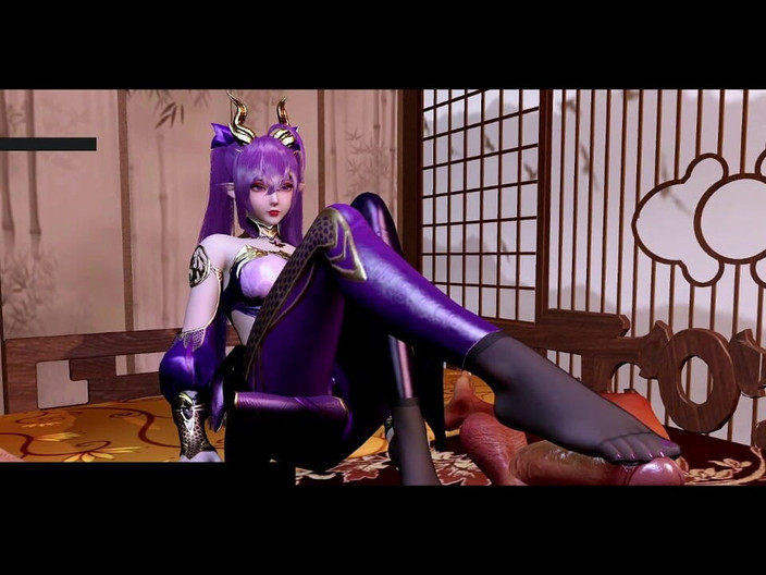 X Hentai: 3d вигини світяться: дівчина з великою дупою розквита - 3d анімація хентай