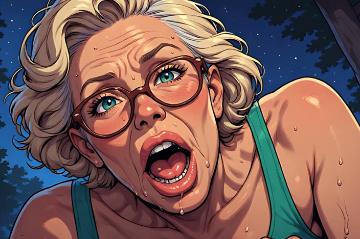 AI Porn: Espressioni sensuali arte della nonna