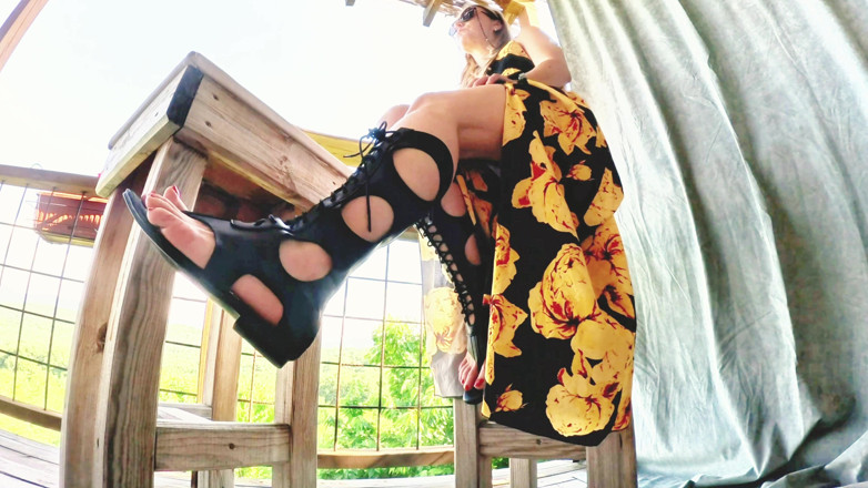Mistressyammyboots: นายหญิงในรองเท้าแตะ Gladiator บําเรอเท้า – การส่งผลงานทั้งหมด