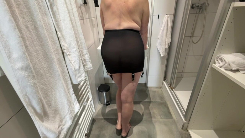 Aunty Sandra vintage girdle queen: 그녀의 에브리데이 거들 Vgq45의 아줌마 Sandra