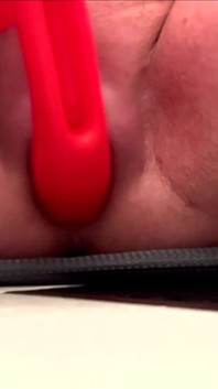 New Toy with Strong Finger Make Me Huge Squirting and Two Orgasm with My Small Pierced Pussy