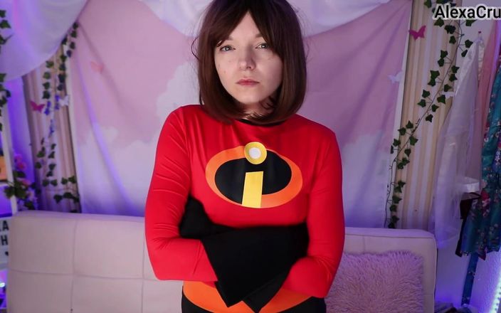 AlexaCrush: Paní Incredible Sucks syndrom POV výstřik na obličej a kouření