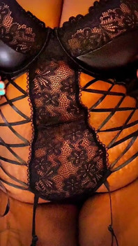 Ebony Cock and Curves Tease