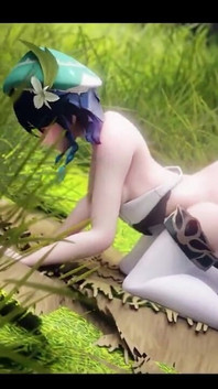 Venti Female Fucked by Hilichurl Gets Creampied in Genshin Impact Mondstadt Sex Porn Doggystyle