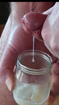 New Super Cumshot From Cicci77 and Pedro! as Always After a Long Masturbation the Sperm Is of Excellent Quality!